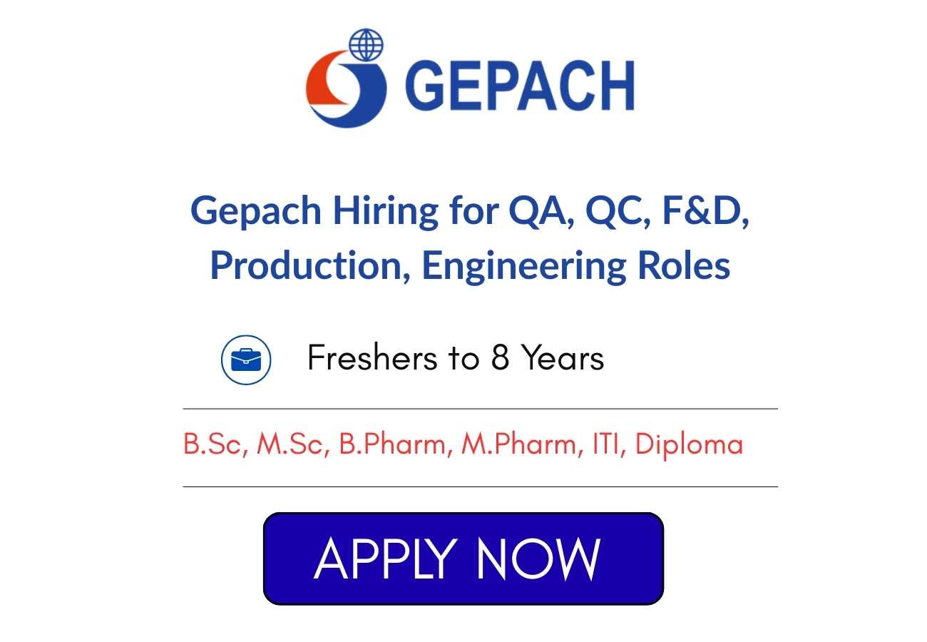 Hiring for QA QC FD Production Engineering