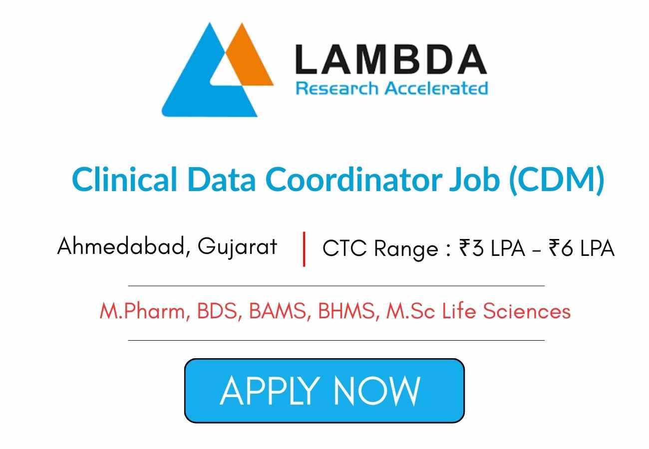 Lambda Hiring Clinical Data Coordinator Job