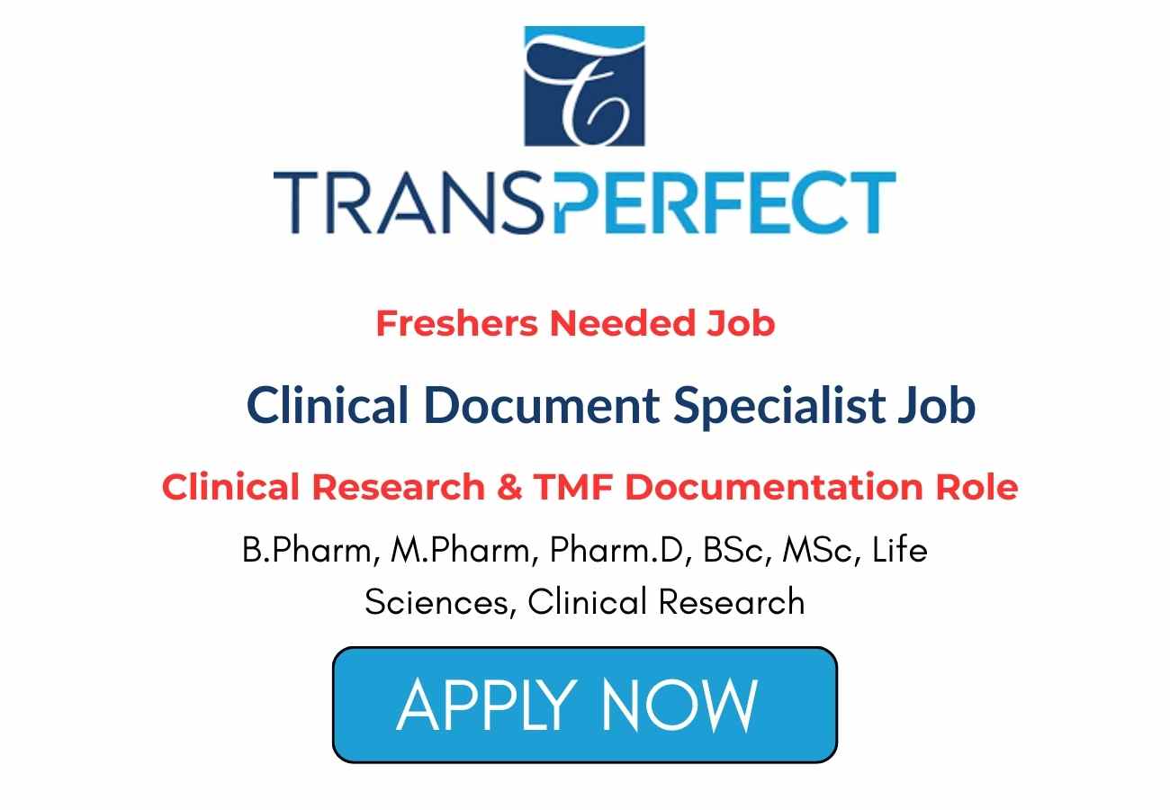 Clinical Document Specialist Freshers Job