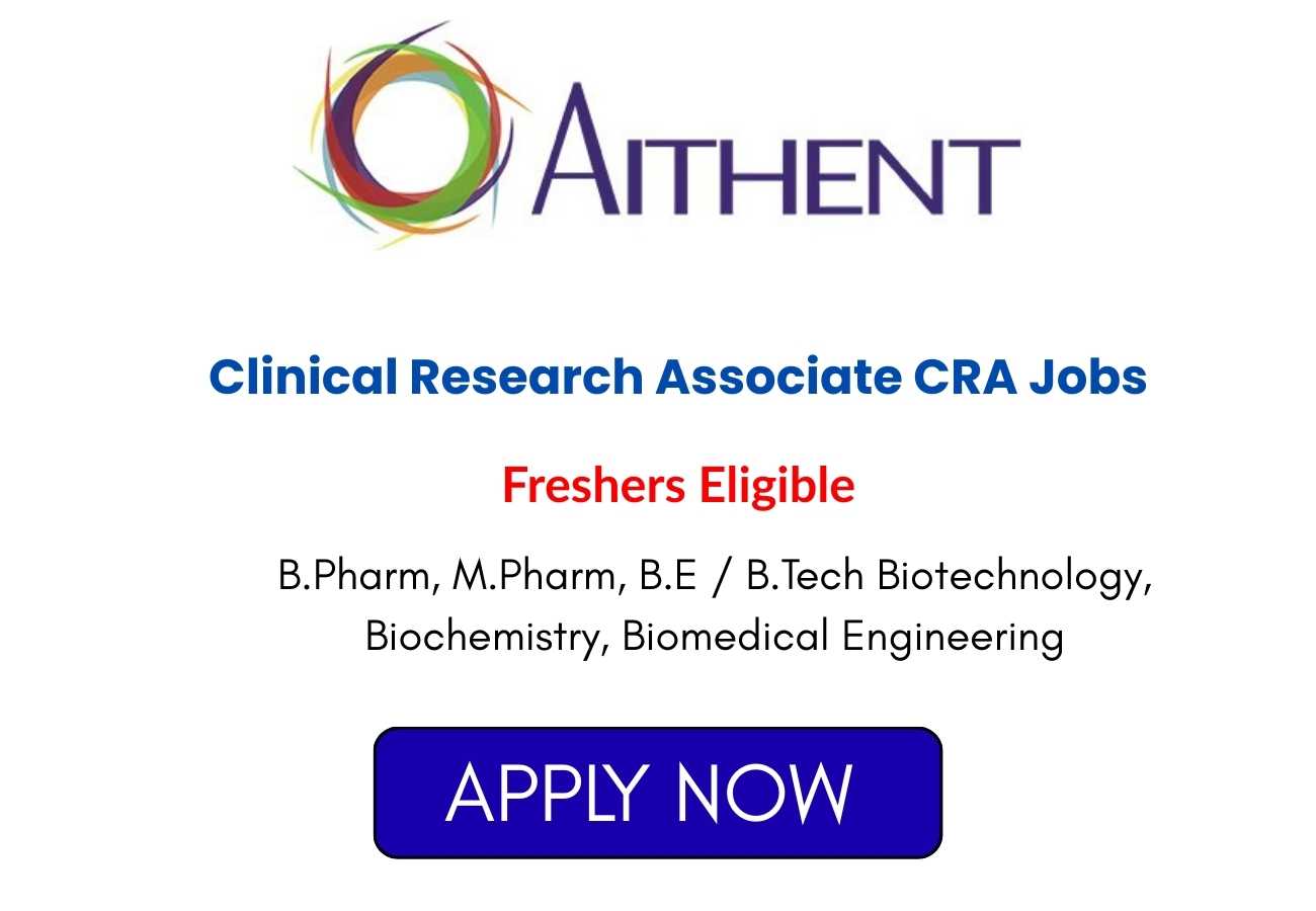 Clinical Research Associate Jobs for Freshers