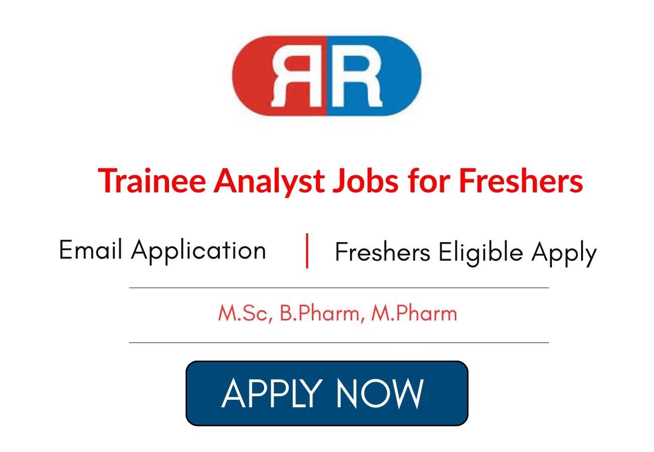 Trainee Analyst Jobs for Freshers at Raptim