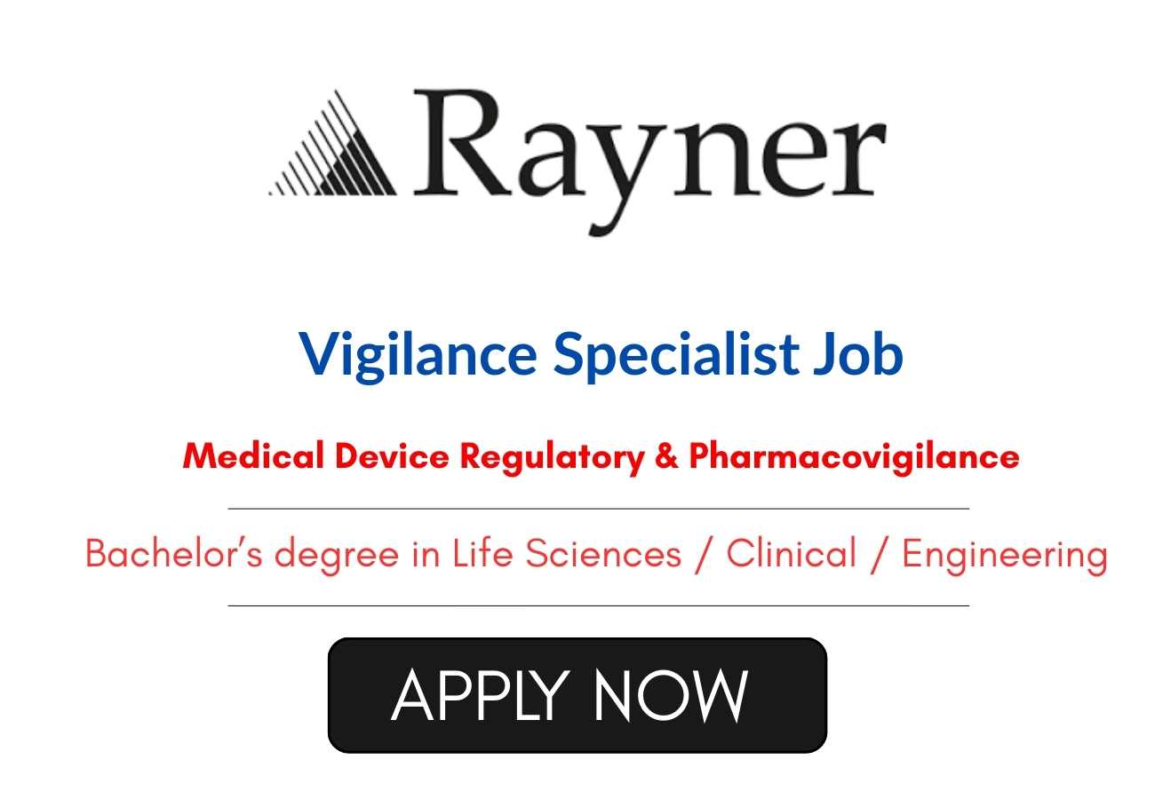 Vigilance Specialist Job in Ahmedabad at Rayner