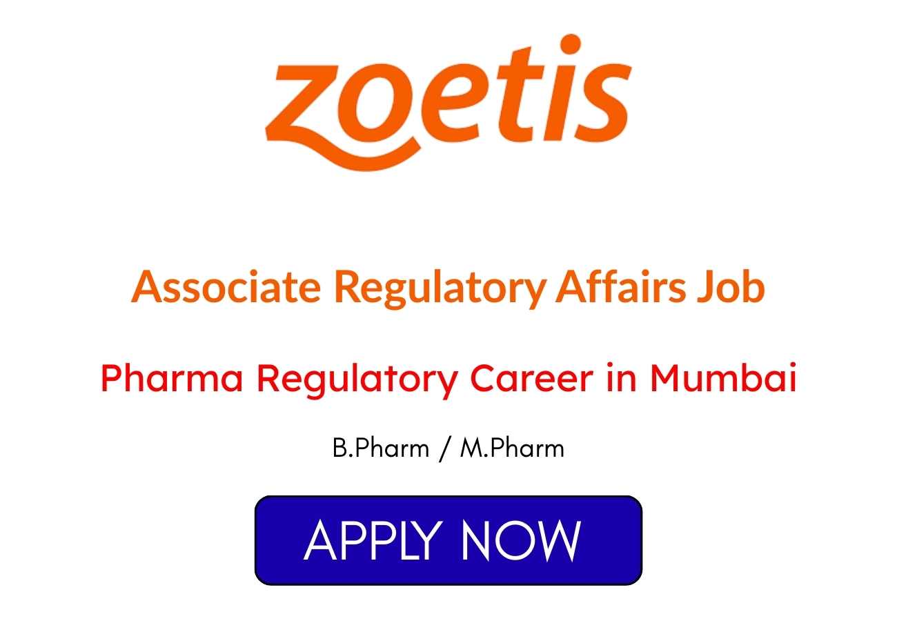 Associate Regulatory Affairs Job at Zoetis