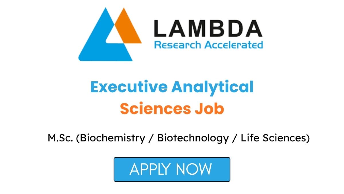 Executive Analytical Sciences Job at Lambda