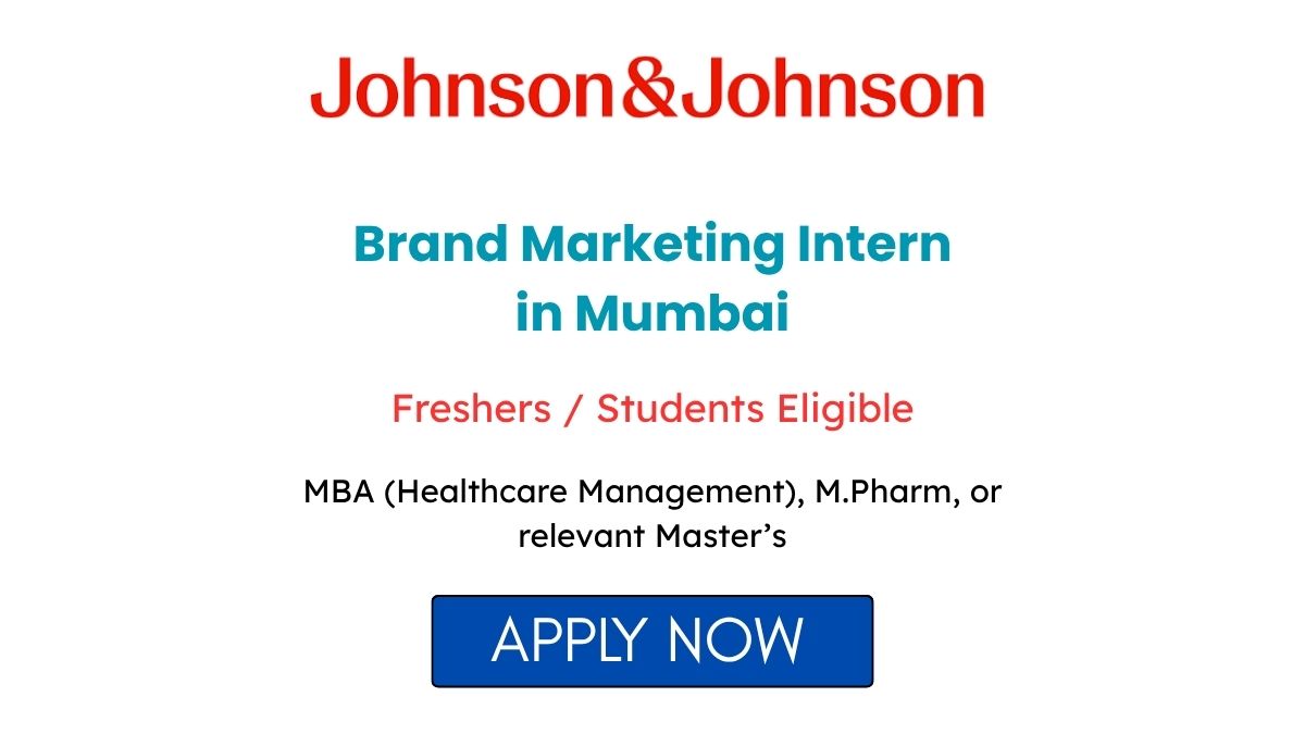 Brand Marketing Intern in Mumbai