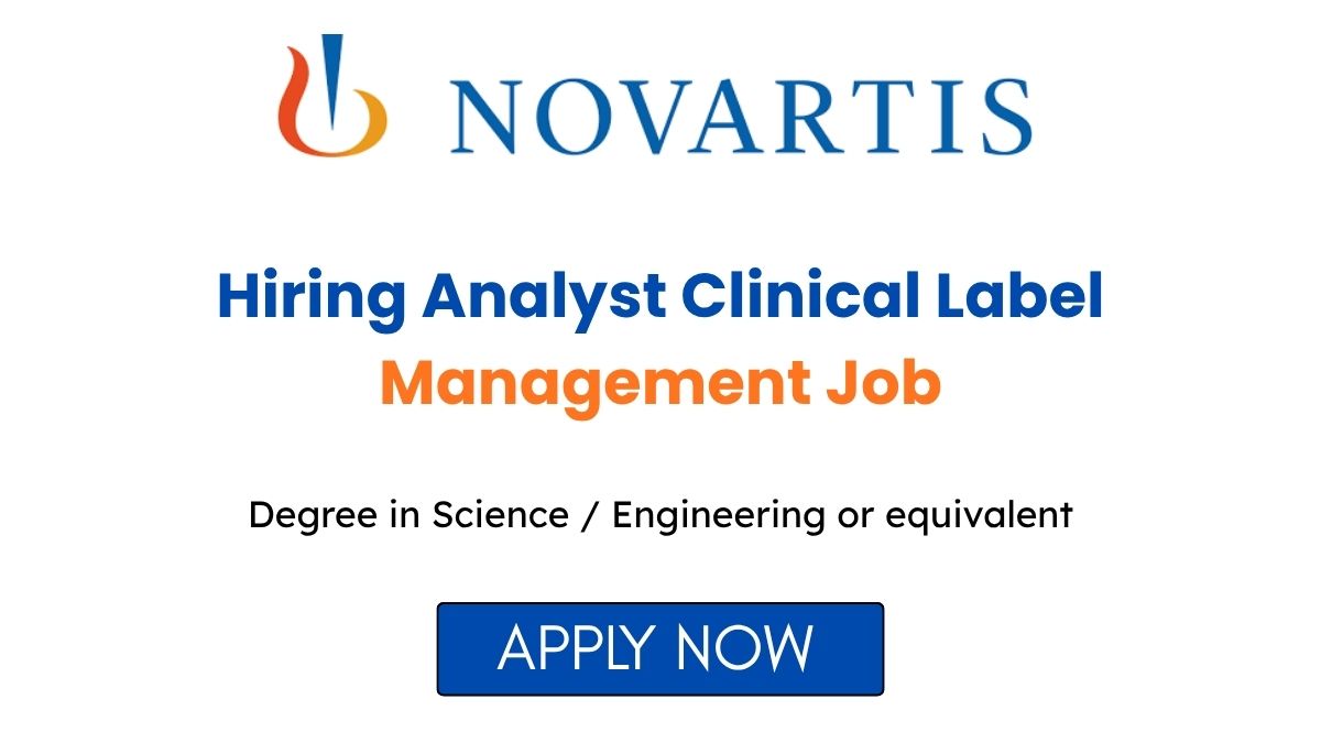 Hiring Analyst Clinical Label Management Job