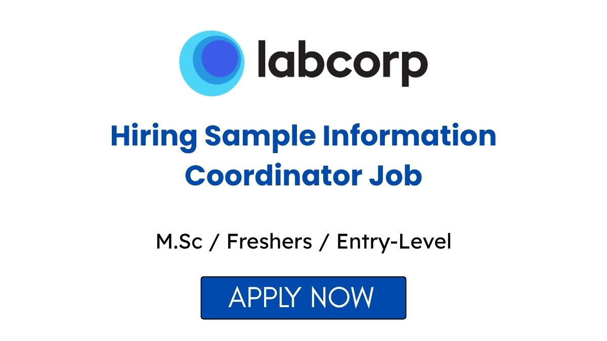 Hiring Sample Information Coordinator Job