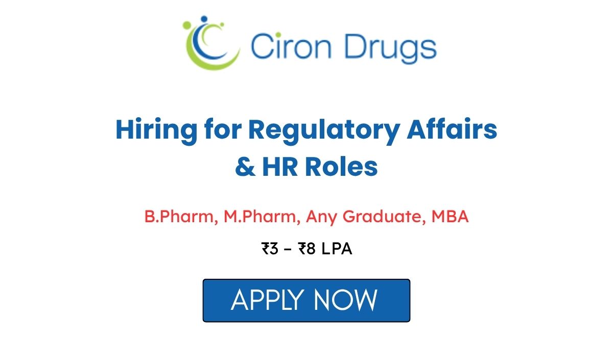 Research Associate ADL Job at Intas Pharma