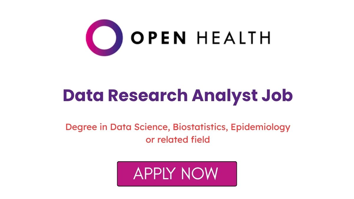 Data Research Analyst Job at OPEN Health