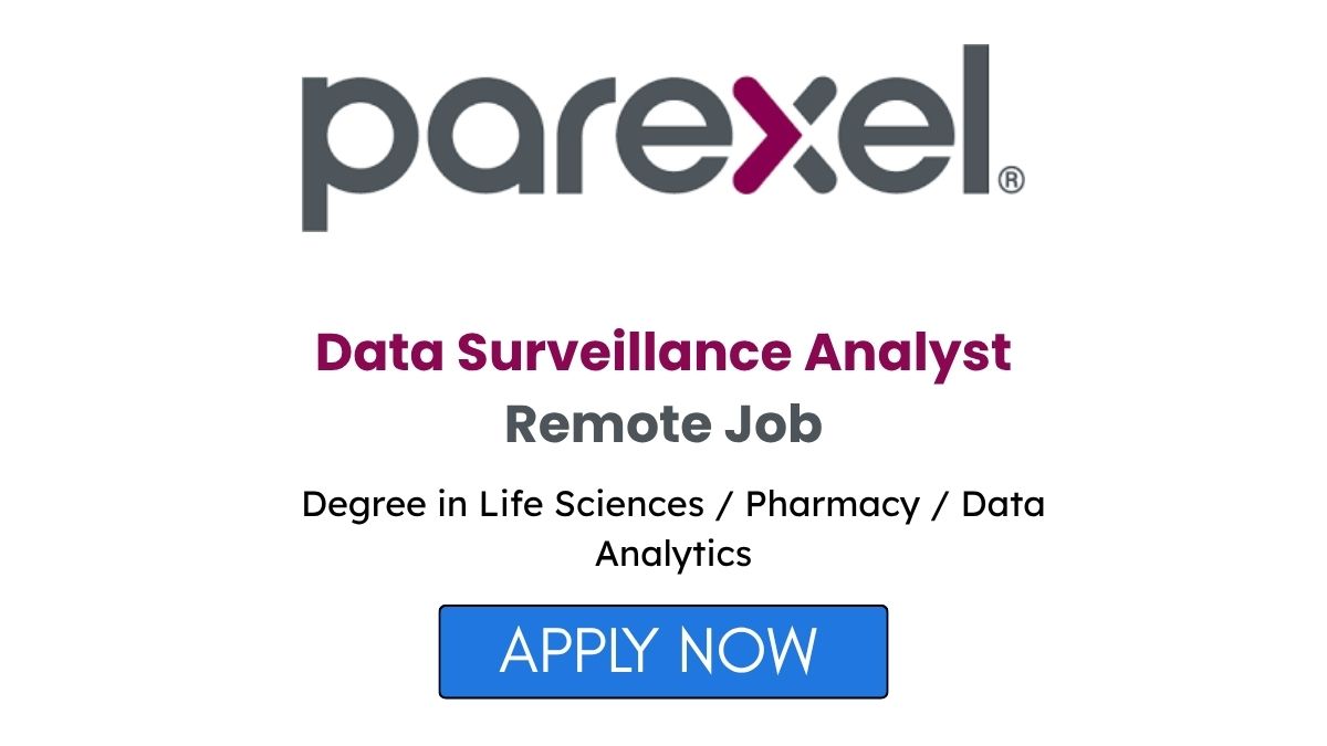 Data Surveillance Analyst Remote Job at Parexel