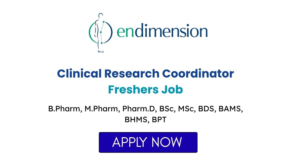 Clinical Research Coordinator Freshers Job in Mumbai