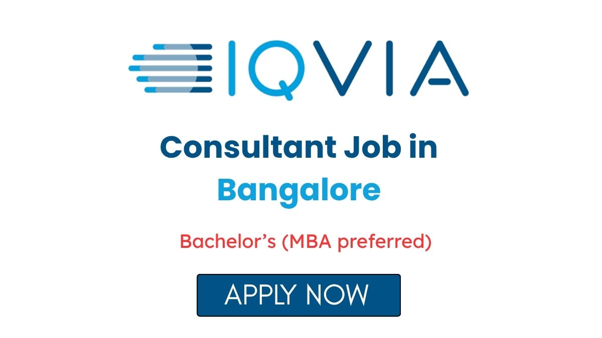Consultant Job in Bangalore at IQVIA