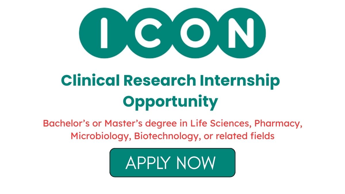 ICON plc Hiring Life Sciences Intern