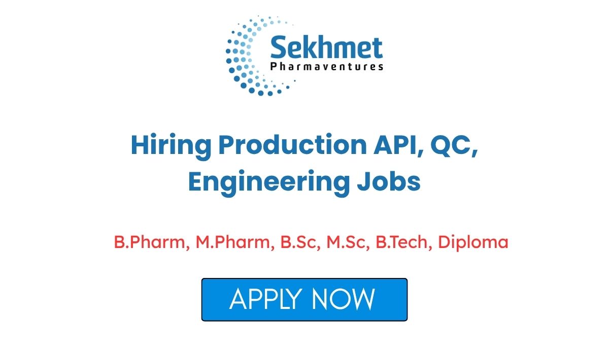 Hiring Production API QC Engineering Jobs