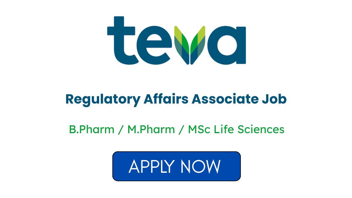 Regulatory Affairs Associate Job at Teva