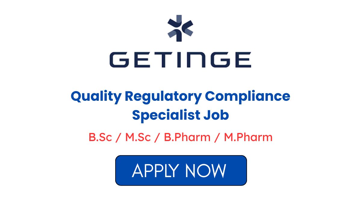 Quality Regulatory Compliance Specialist Job