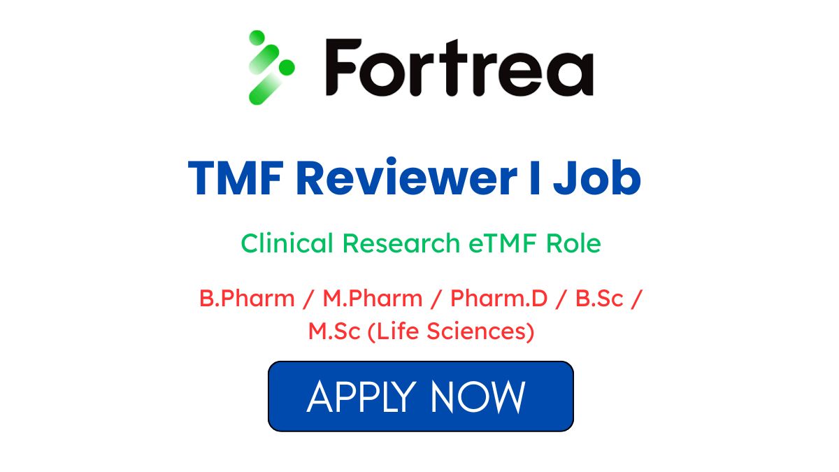 TMF Reviewer I Job at Fortrea