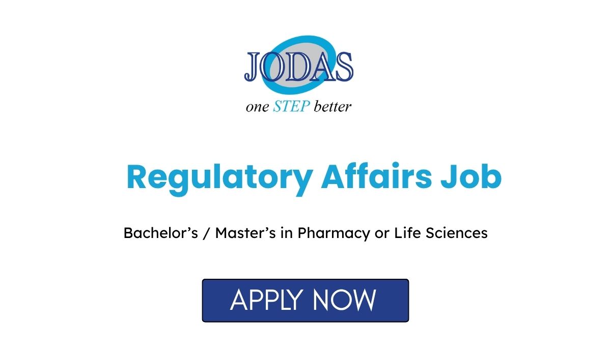 Regulatory Affairs Job in Hyderabad at Jodas Expoim