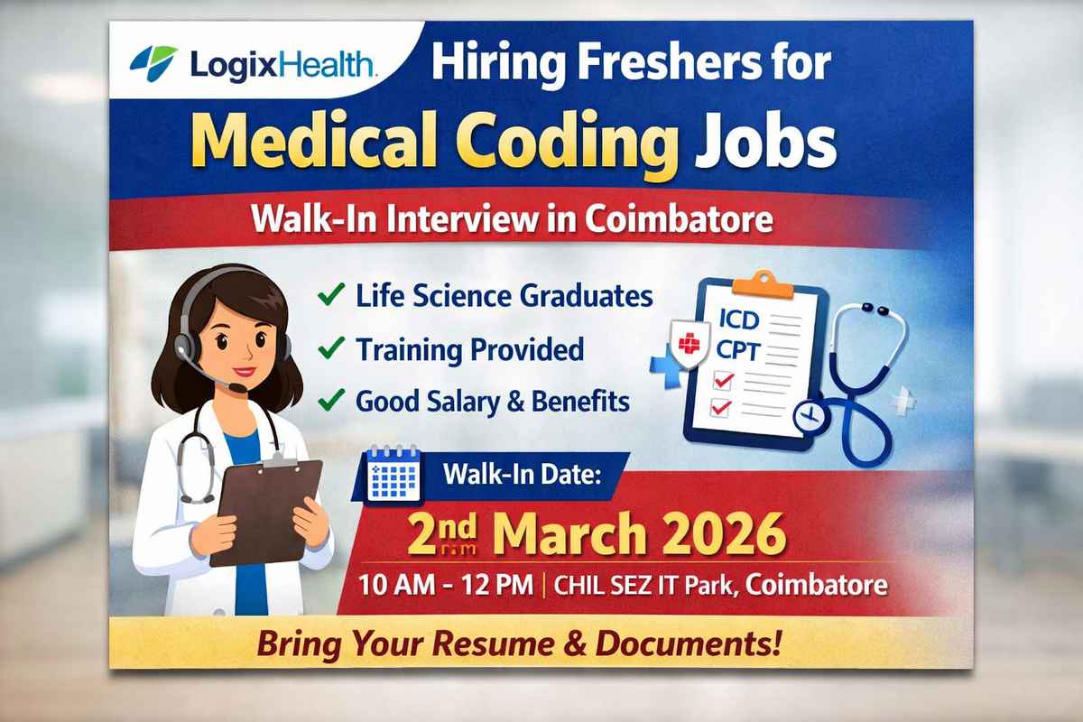 LogixHealth Hiring Freshers for Medical Coding
