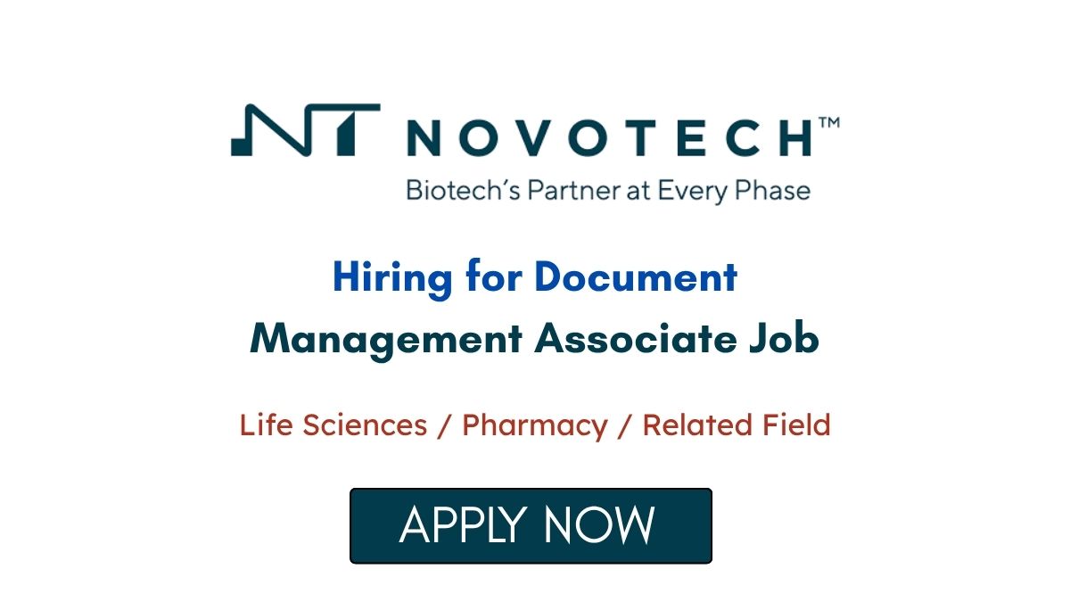 Novotech Hiring for Document Management Associate Job in Bangalore