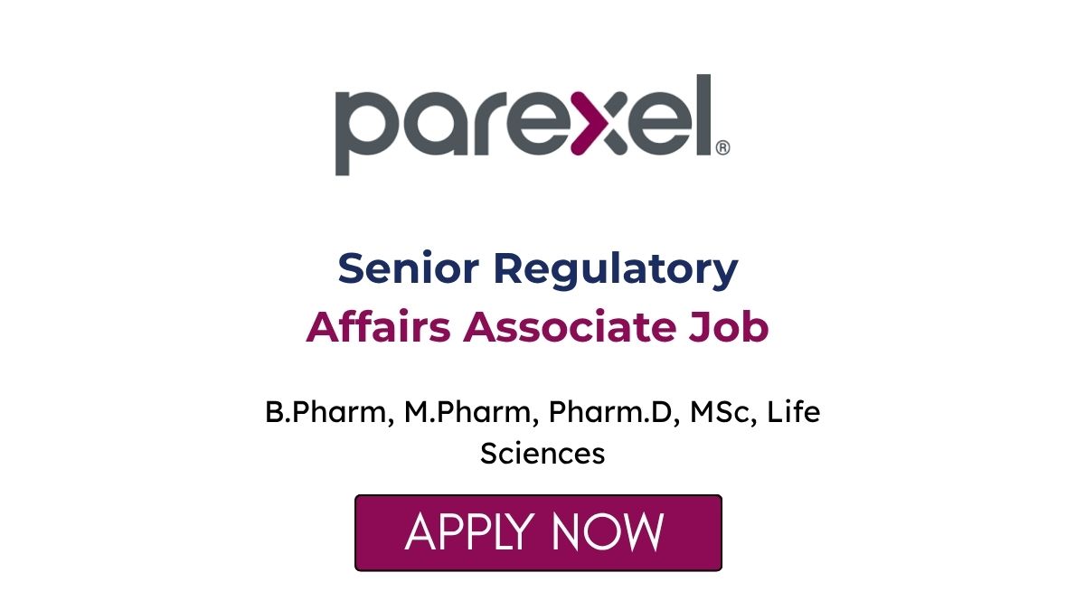 Senior Regulatory Affairs Associate Parexel Remote Jobs
