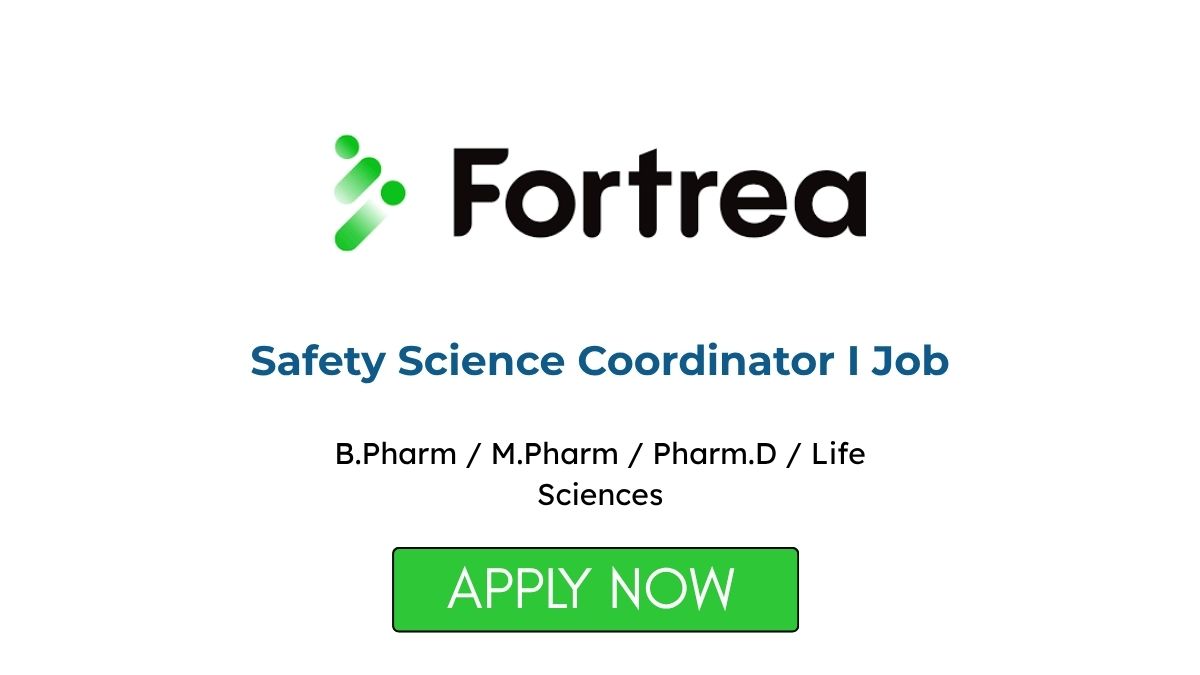 Safety Science Coordinator I Job at Fortrea Pune