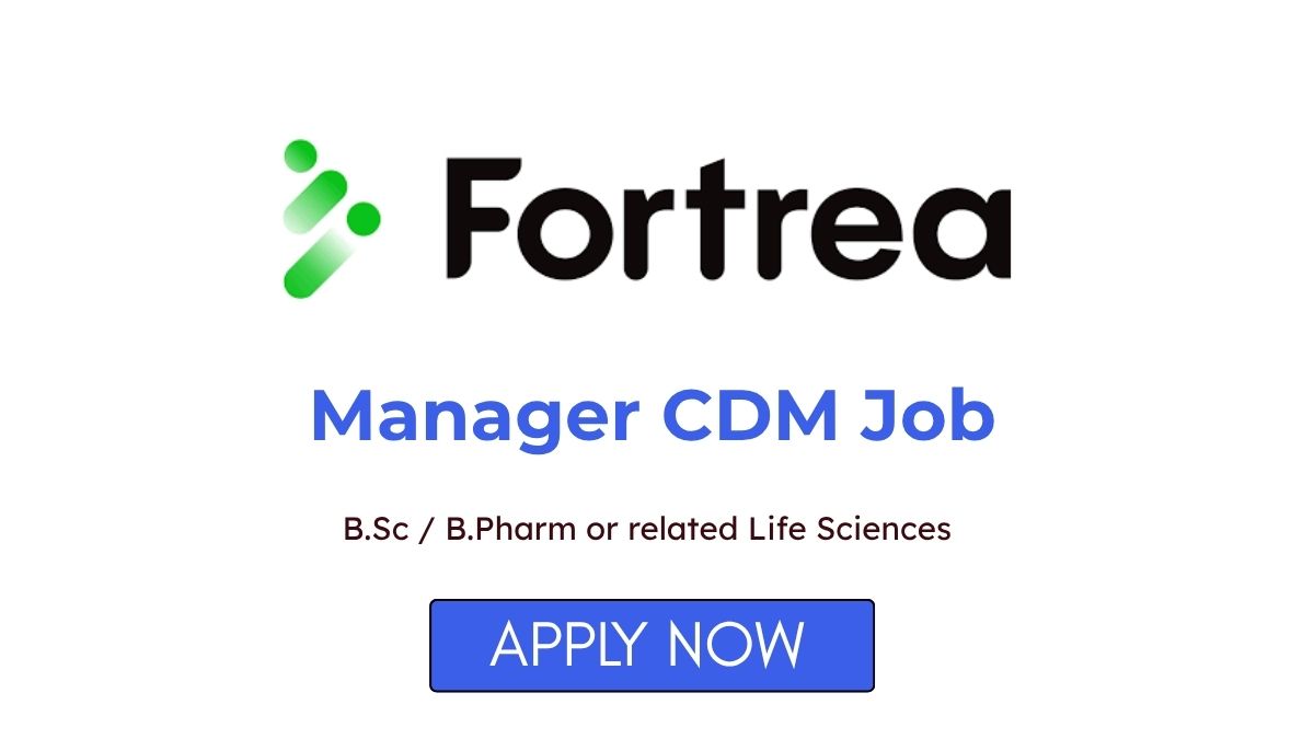 Manager CDM Job at Fortrea Apply Now