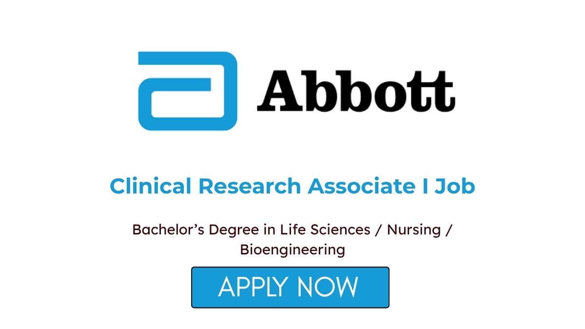 Clinical Research Associate I Job at Abbott