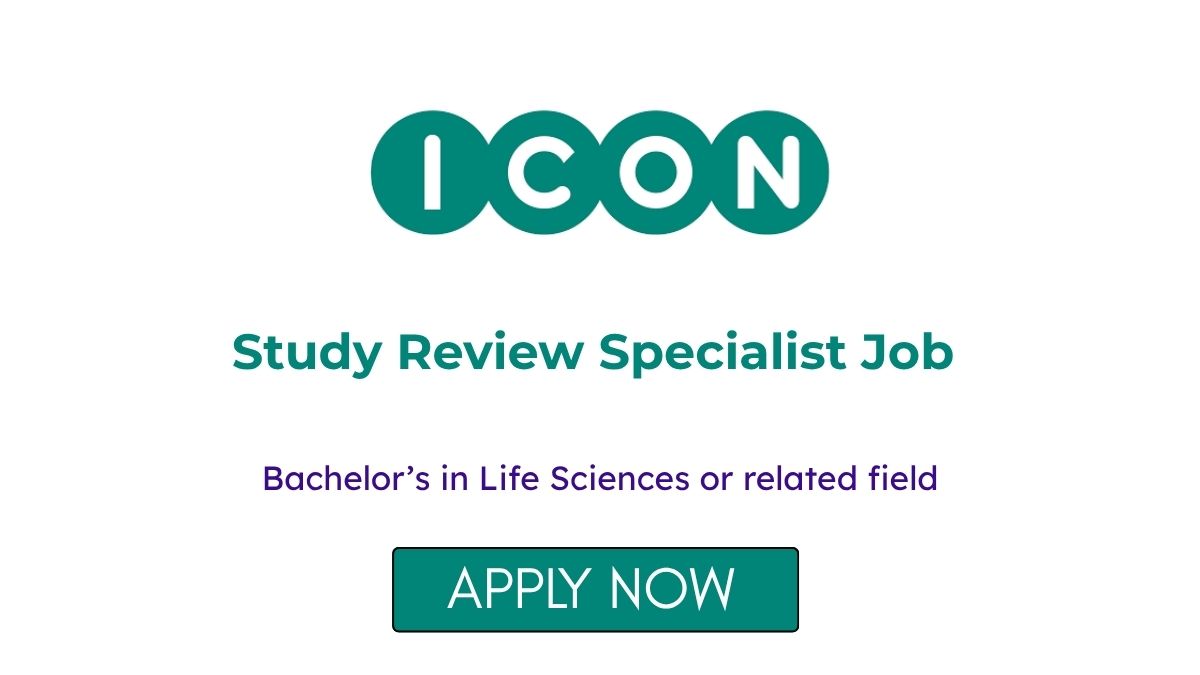 Study Review Specialist Job at ICON plc