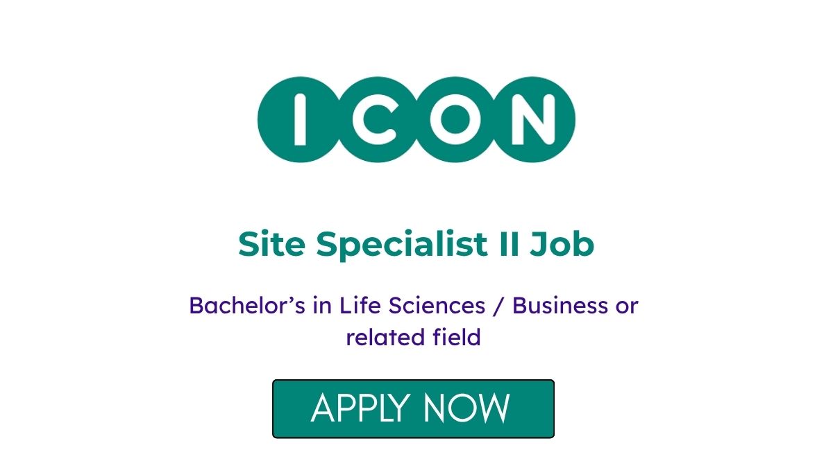 Site Specialist II Job at ICON plc